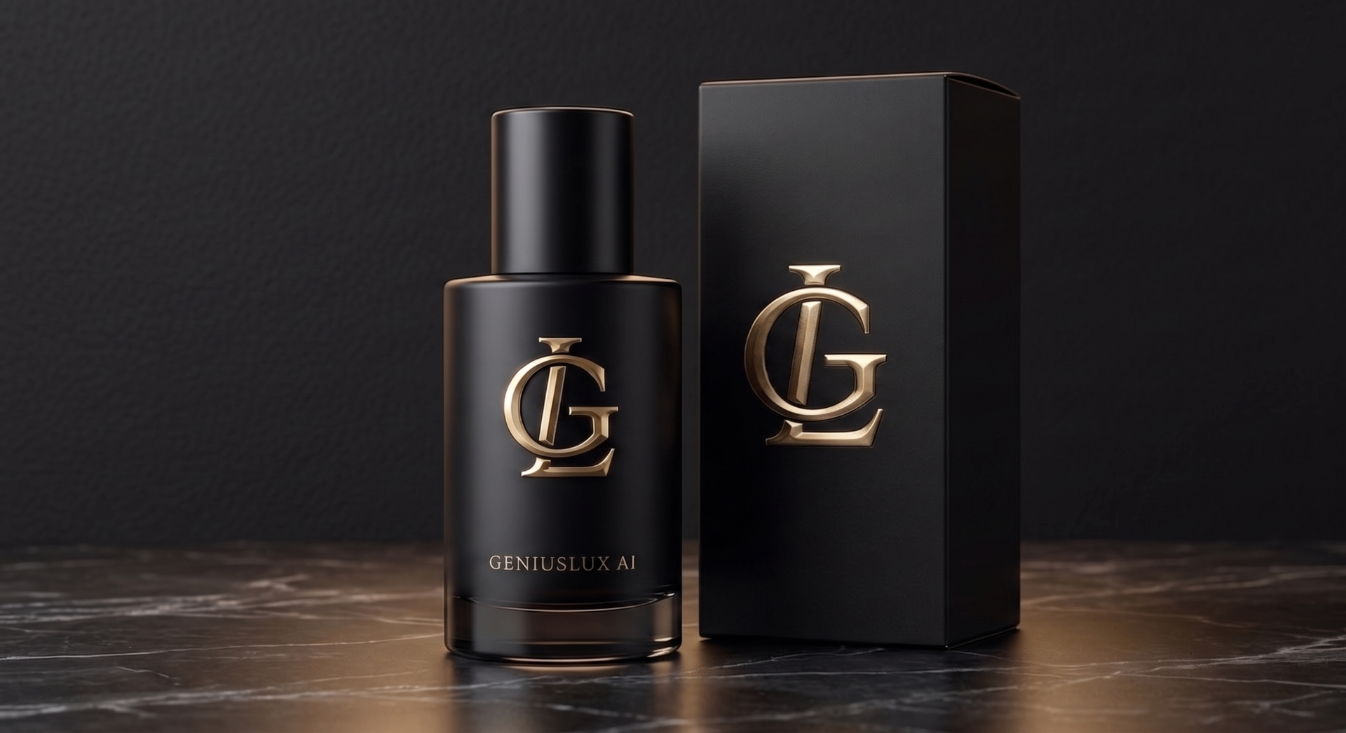 Fragrance Bottle & Box mockup